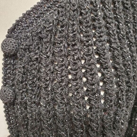 Peruvian connection open knit crochet cardigan - Picture 8 of 8